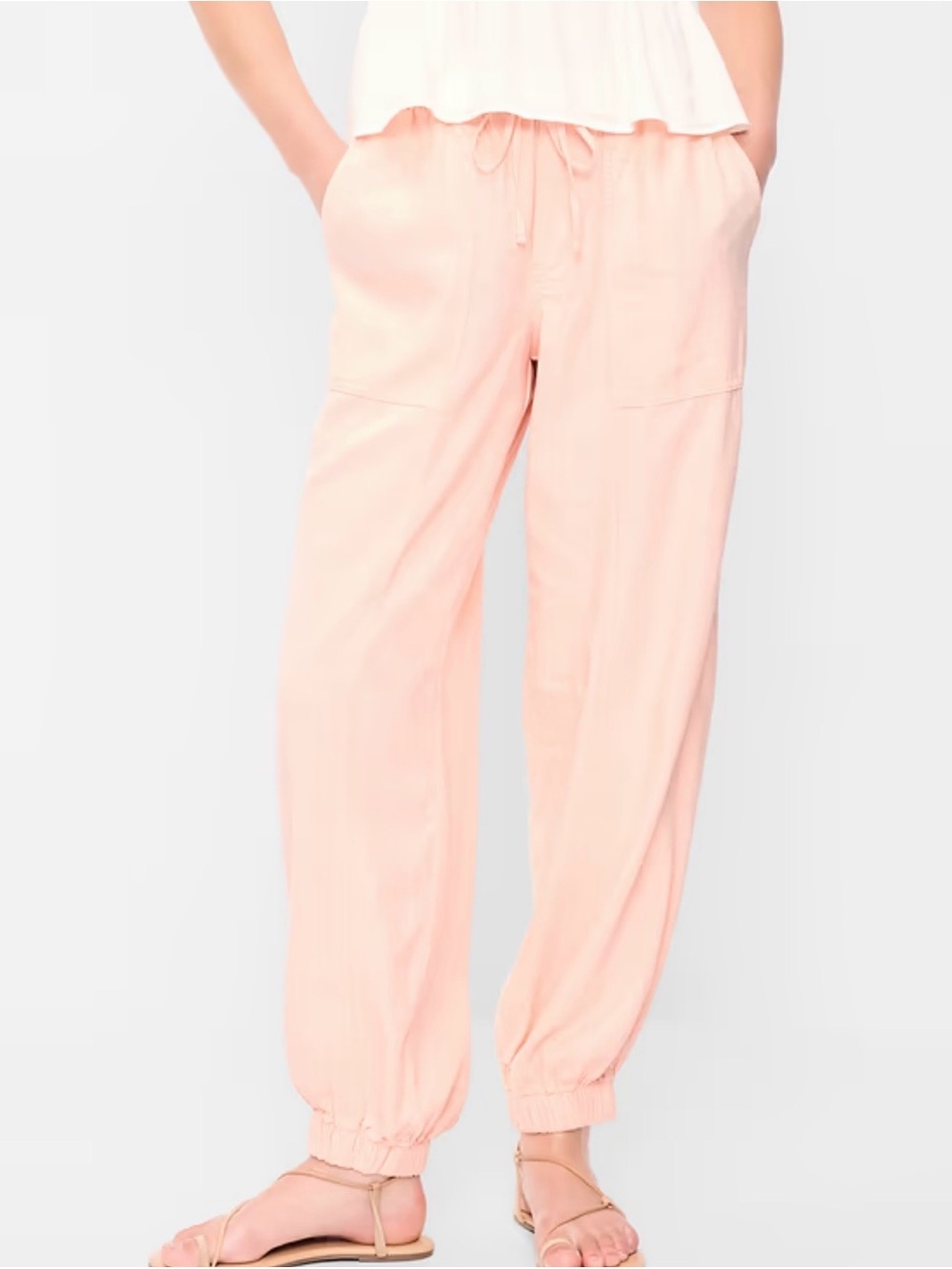 GAP Pink Utility Joggers Sz XL
